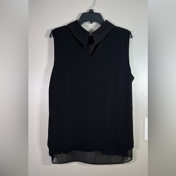 ECI Black Asymmetrical Boxy Top - Picture 5 of 7